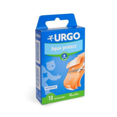 URGO Aqua protect - водоотталкивающий пластырь 10*6 см, 10 шт.